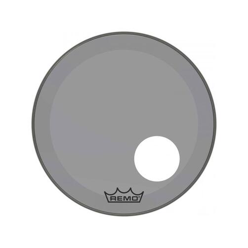 Remo P3 Resonant Colortone Smoke Bass Drum Heads, Ported